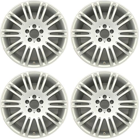 عجلة أمامية خلفية لسيارة Mercedes E350 E550 OEM Design Wheel 18 "18x8.5 18x9 2007-2009 مجموعة فضية مكونة من 4 حافة بديلة in Saudi Arabia
