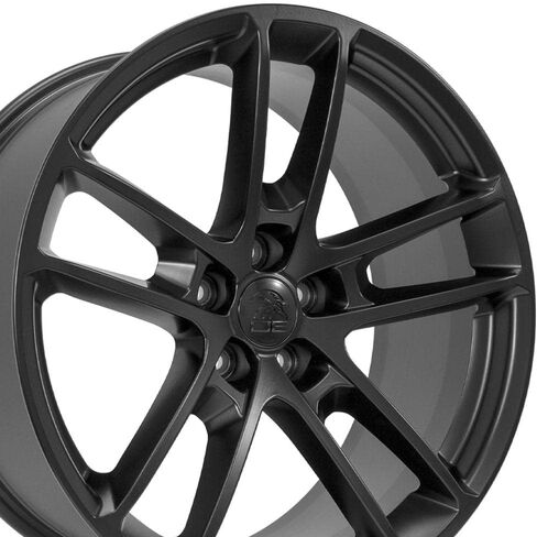OE Wheels DG23 20 Inch Rims Fit Charger/Challenger SRT Hellcat Style 5x115 20x9 Satin Black - Hollander 2718 (Set of 4) in Saudi Arabia