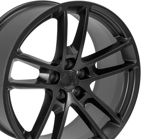 OE Wheels DG23 20 Inch Rims Fit Charger/Challenger SRT Hellcat Style 5x115 20x9 Satin Black - Hollander 2718 (Set of 4) in Saudi Arabia