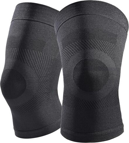 أكمام ضاغطة للركبة، زوج واحد، يمكن ارتداؤها تحت السراويل، دعامة ركبة قوية 20-30 مم زئبق للجنسين، دعم الركبة لتمزق الغضروف المفصلي، التهاب المفاصل، تخفيف الألم، التعافي من الإصابات، ارتداء يومي، بيج L in Kuwait