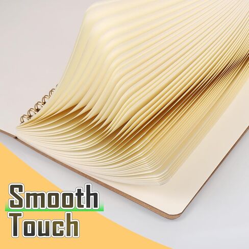 دفتر ملاحظات حلزوني فارغ A5، 4 عبوات من مفكرة تجليد حلزوني A5، 100 صفحة/50 ورقة فارغة بغطاء كرافت دفاتر ملاحظات سلكية للرسم والمذكرات والملاحظات والتخطيط in Kuwait