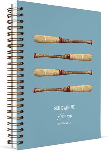 kdhty الهدايا المسيحية للرجال، دفتر البيسبول المسيحي، وتلاحظ الكنيسة مجلة الكتاب المقدس للبنين الأطفال، الصلاة الكتاب المقدس اللوازم المدرسية أجهزة الكمبيوتر المحمولة، الهدايا المسيحية preppy، هدايا زملاء العمل، 5.5x8.3 بوصة in Kuwait