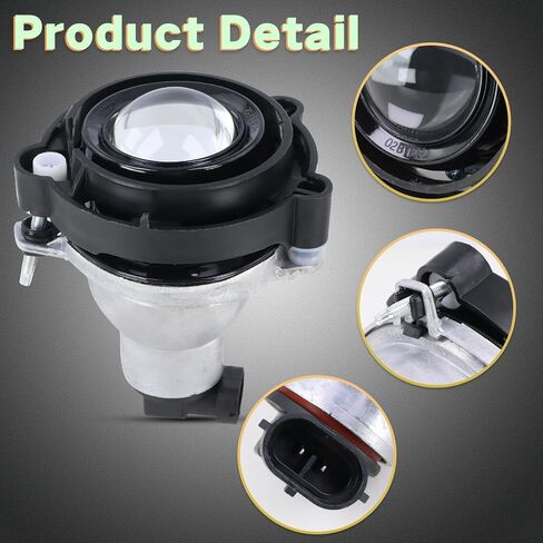 Driver OR Passenger Side Fog Lights Fits 2006-2008 Chevy Malibu,2007-2015 Chevy Equinox,2006-2013 impala,2013-2017 Traverse,2013-2019 GMC Acadia,2010-2015 2018-2021 Terrain Replace#10335108 in Saudi Arabia