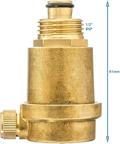 1 قطعة 1/2 "61 مللي متر صمام تحرير الضغط النحاس التلقائي تنفيس الهواء صمام تحرير الضغط in Kuwait