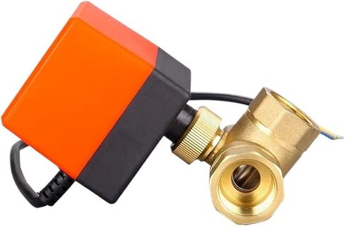 DC 12V 24V Brass Electric Thread Ball Valve 2-way 3-wire Solenoid Water Valve with Actuator DN15/DN20/DN25/DN32(DN20,24V) in Saudi Arabia