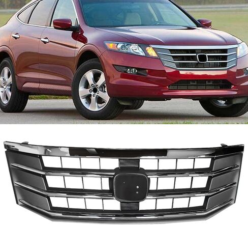 ZXMOTO Front Bumper Grille Upper Mesh Grill Fit For Honda Accord Crosstour 2010 2011 2012 in Saudi Arabia