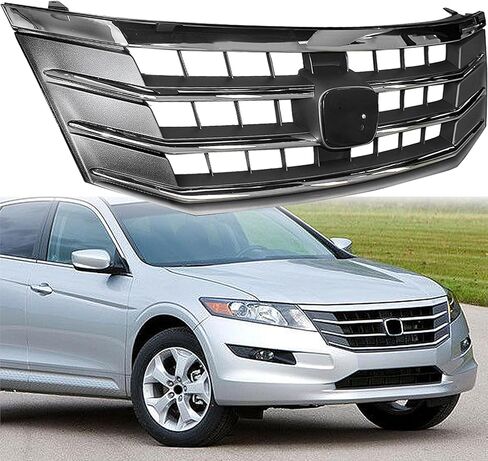 ZXMOTO Front Bumper Grille Upper Mesh Grill Fit For Honda Accord Crosstour 2010 2011 2012 in Saudi Arabia