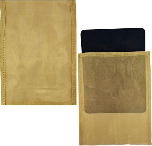 2 حزمة من أكياس فاراداي للهواتف ومفاتيح السيارة شبكة نحاسية، قفص فاراداي مضاد للسرقة، حقيبة حجب إشارة الهاتف الخلوي للأجهزة اللوحية المضادة للتتبع، حماية إشارة EMP RFID (الحجم: كبير 7.8 × 11.8 بوصة (20 × 30 سم)) in Kuwait