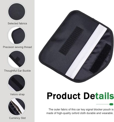 قطعتان من حقائب فاراداي للهاتف، حقيبة حجب إشارة RFID، حافظة حماية خصوصية مفتاح السيارة مضادة للتتبع والسرقة، عالمية لمعظم السيارات in Kuwait
