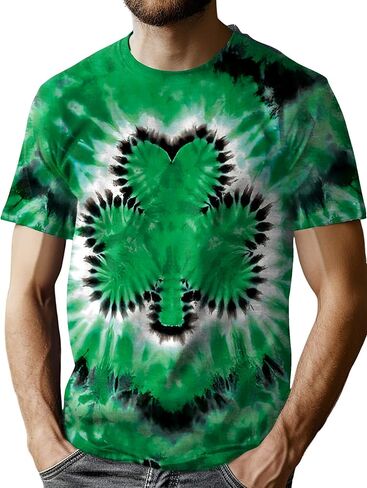 Mens St Patricks Day Shirt: Irish Lucky Shamrock T Shirt Clover Saint Patricks Day Short Sleeve Tee Tops in Saudi Arabia