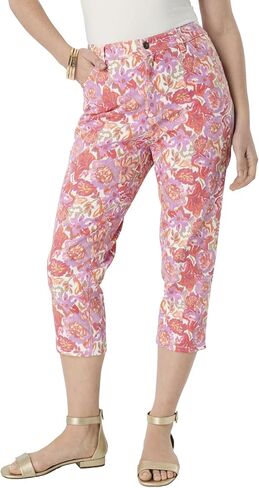 Roaman's Women's Plus Size Petite Plus Size Classic Stretch Capri Jean in Saudi Arabia