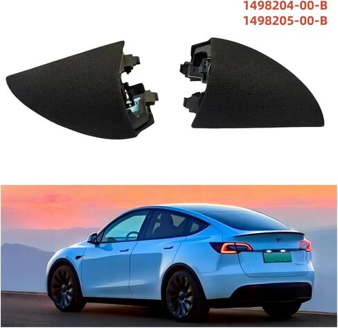 Compatible with Tesla Model Y Rearview Mirror Inner Triangle Trim Left Right Speaker Sound Cover 1498204-00-B 1498205-00-B Car Accessories(Right Passenger Side) in Kuwait