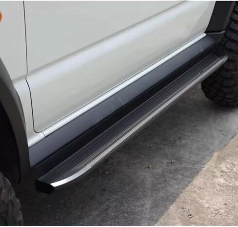 لوحات الجري مناسبة لسوزوكي جيمي JB74 5 Door 2019 2020 2021 2022 2023 2024 2025 خطوات جانبية دواسة خطوات Nerf بار اكسسوارات 2 قطعة in Kuwait