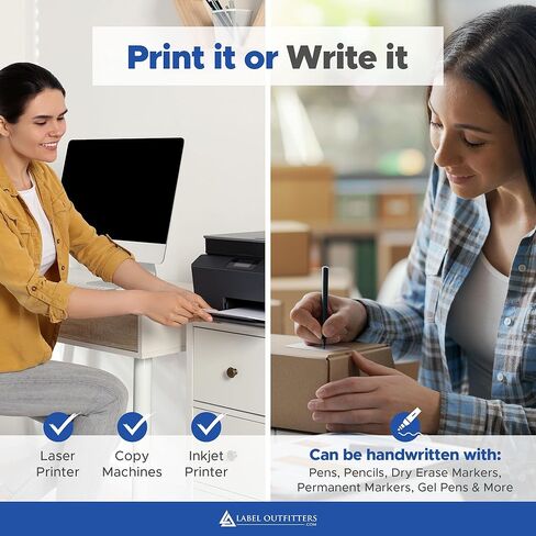 1,600 Label Outfitters 1.75" x .5" Gold Foil Laser Printable Return Address Labels – 20 Sheets in Kuwait