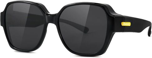 نظارات شمسية Meeloog Over Glasses للنساء مستقطبة أنيقة كبيرة الحجم تناسب أكثر من الزجاج للقيادة MST0150 in Kuwait