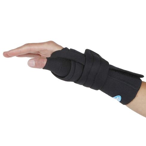 Comfort Cool Thumb CMC Restriction Splint, Provides Direct Support For The Thumb CMC Joint While Allowing Full Finger Function, Left Hand, Medium Plus in Saudi Arabia