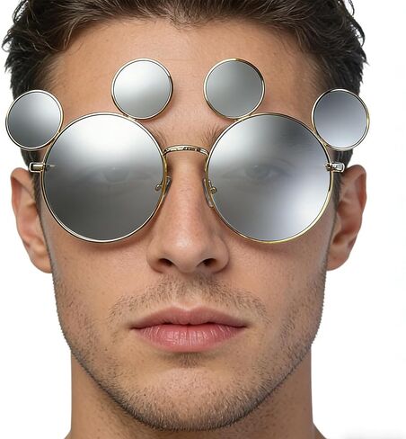 Mouse Ear Sunglasses Adults with Case for DCL Cruise Theme Park Sunglasses Lightweight Mouse Ear UV Protection Glasses Pink Lenses in Saudi Arabia