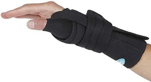 Comfort Cool Thumb CMC Restriction Splint, Provides Direct Support For The Thumb CMC Joint While Allowing Full Finger Function, Left Hand, Medium Plus in Saudi Arabia
