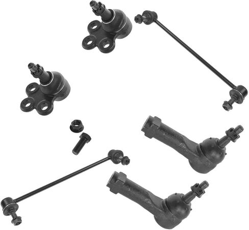 Lower Bar Joint Sway Bar Outer Tie Rod Set 6pc Steering & Suspension Kit Sealed for Chevy for Equinox 2005-2009,for Pontiac for Torrent 2006-2009,for Saturn for Vue 2002-2007, Fast delivery in Kuwait