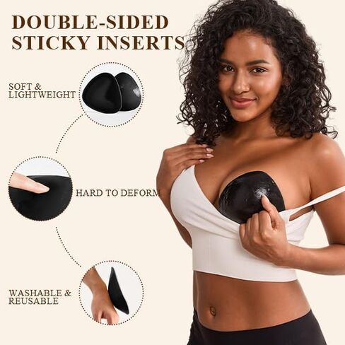 Double-Sided Adhesive Triangle Nipple Covers for Women, Strapless and Low Cut Dresses, Comfortable Breathable in Saudi Arabia