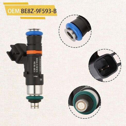 0280158284 Naturally Aspirated 1.6L Fuel Injectors,Compatible with/Ford 1.6 Fiesta 2012-2019,Set of 4 in Saudi Arabia