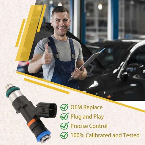 0280158284 Naturally Aspirated 1.6L Fuel Injectors,Compatible with/Ford 1.6 Fiesta 2012-2019,Set of 4 in Saudi Arabia