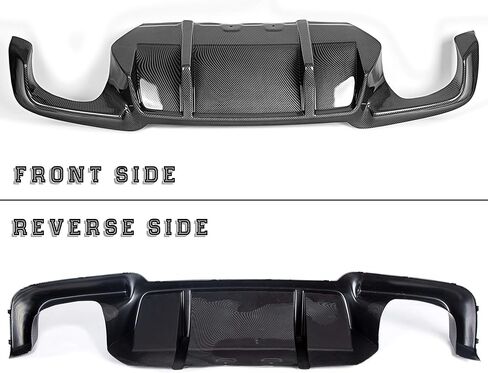 Rear Bumper Diffuser Compatible with 2012-2016 BMW 5 Series F10 M5 Only Rear Lower Bumper Lip Splitter Valance Bumper Spoiler Carbon Fiber Color in Saudi Arabia