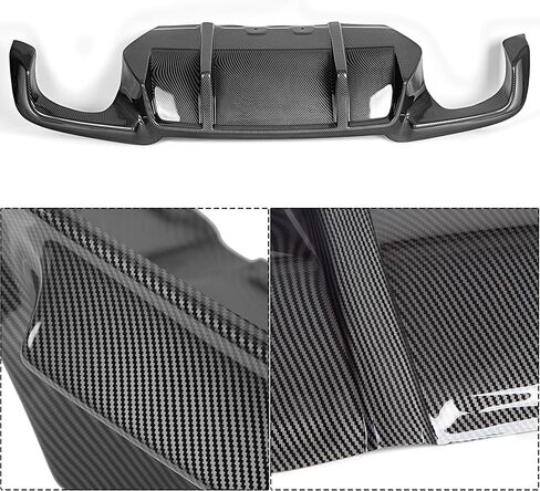 Rear Bumper Diffuser Compatible with 2012-2016 BMW 5 Series F10 M5 Only Rear Lower Bumper Lip Splitter Valance Bumper Spoiler Carbon Fiber Color in Saudi Arabia