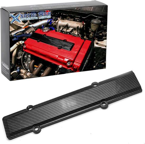 x xotic tech B-Serie Engine Valve Spark Plug Insert Cover Carbon Fiber Style Compatible with Honda Civic B16 B18 VTEC in Saudi Arabia