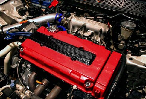x xotic tech B-Serie Engine Valve Spark Plug Insert Cover Carbon Fiber Style Compatible with Honda Civic B16 B18 VTEC in Saudi Arabia