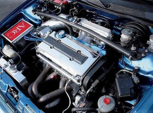 x xotic tech B-Serie Engine Valve Spark Plug Insert Cover Carbon Fiber Style Compatible with Honda Civic B16 B18 VTEC in Saudi Arabia
