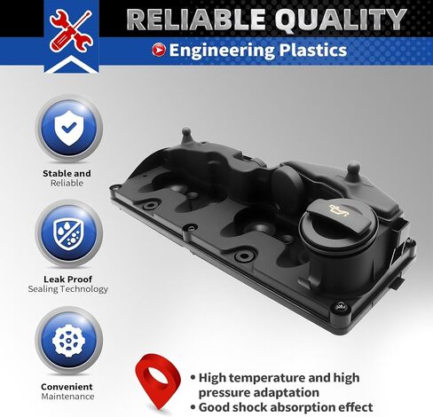 Engine Valve Cover Compatible with Passat 2.0L 2012-2014 03L103469R 03L103469H in Saudi Arabia