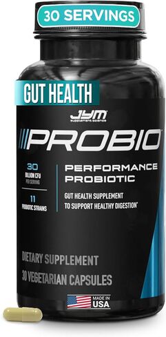 ProBio JYM Performance Probiotic، القلب والأمعاء والصحة المناعية والتعافي الرياضي وتكوين الجسم للرجال والنساء، كمية تكفي لمدة 30 يومًا in Kuwait