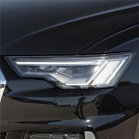 Headlamp Cover Lens Transparent Lamp Shade Glass Headlight Shell Replace Original Lampshade For Audi A6 A6L C8 2019 2020 2021(Left) in Saudi Arabia