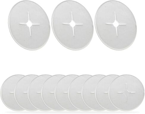 سدادات خطاف ربط، مشابك بلاستيكية شفافة للتحكم في المخزون لـ 1/4 خطاف بيجبورد، أقفال بيجبورد بيضاء لتخزين الخطاف على لوح ربط وألواح حائط شريحة، سدادات ربط للحفاظ على البضائع على الخطافات، 50 قطعة in Kuwait