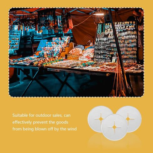 سدادات خطاف ربط، مشابك بلاستيكية شفافة للتحكم في المخزون لـ 1/4 خطاف بيجبورد، أقفال بيجبورد بيضاء لتخزين الخطاف على لوح ربط وألواح حائط شريحة، سدادات ربط للحفاظ على البضائع على الخطافات، 50 قطعة in Kuwait