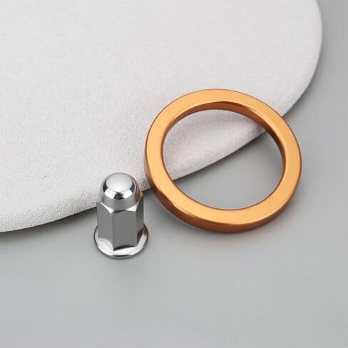 2 Sets Exhaust Gaskets with Cap Nuts Compatible with Honda CB/CL160/175/200 XL/XR250/350/500/600 E in Saudi Arabia
