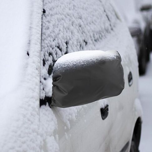 4Pcs Waterproof Side Mirror Covers, Car Side Mirror Rain Guard Protection Cover for Snow Ice Bird Droppings, Fit for Cars, SUVs, Winter Rearview Guard, Auto Exterior Accessories with Drawstrings in Saudi Arabia