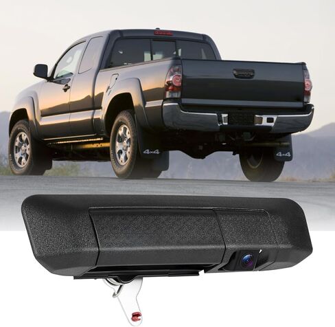 Tailgate Handle Backup Camera for Toyota Tacoma 2005 2006 2007 2008 2009 2010 2011 2012 2013 2014 Replacement Reverse Rear View Back Up Camera IP67 Waterproof with Guide Lines in Saudi Arabia