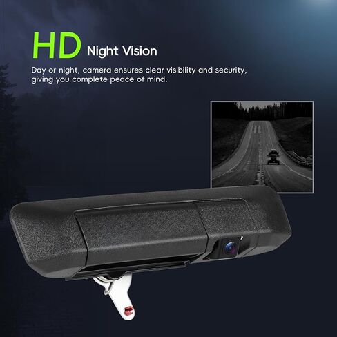 Tailgate Handle Backup Camera for Toyota Tacoma 2005 2006 2007 2008 2009 2010 2011 2012 2013 2014 Replacement Reverse Rear View Back Up Camera IP67 Waterproof with Guide Lines in Saudi Arabia