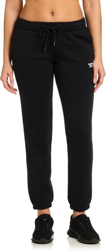 Reebok Women's Fleece Sweatpant, Black, Large in Saudi Arabia