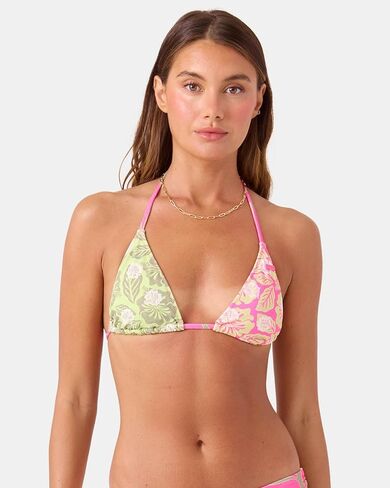 Roxy Women's Reversible Bikini Top – UPF 50+, Quick-Dry, Removable Pads, Swimsuit Top in Saudi Arabia