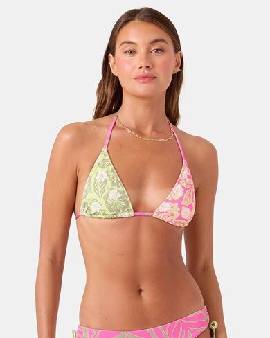 Roxy Women's Reversible Bikini Top – UPF 50+, Quick-Dry, Removable Pads, Swimsuit Top in Saudi Arabia