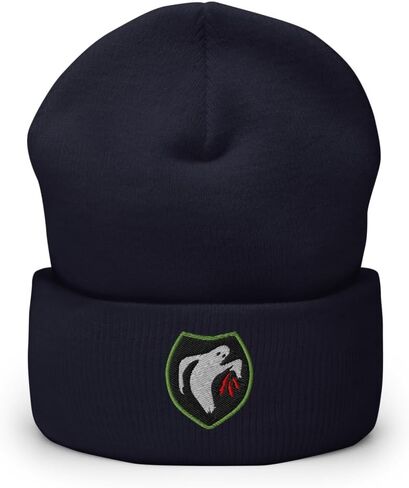 WW11 Vintage Ghost Army Beanie - قبعة شتوية مطرزة بأساور in Saudi Arabia