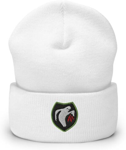 WW11 Vintage Ghost Army Beanie - قبعة شتوية مطرزة بأساور in Saudi Arabia