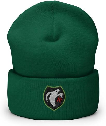 WW11 Vintage Ghost Army Beanie - قبعة شتوية مطرزة بأساور in Saudi Arabia