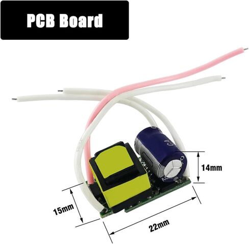 1pcs 1W 3W 5W LED Driver 300mA 450mA 600mA Constant Current Waterproof Lighting DC2-17V 2-10V Outdoor Light Power Supply(PCB Board,2-17V 300mA) in Saudi Arabia