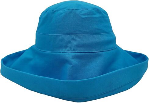 Womens Wide Brim Bucket Hat - Cotton One Size in Saudi Arabia