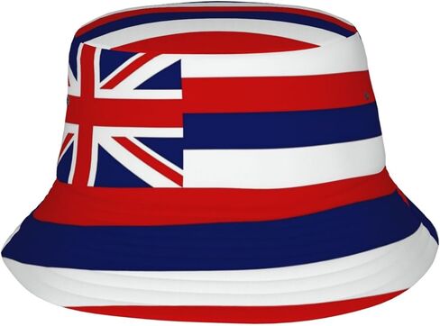 Cute State Flag Bucket Hat for Women Men Summer Travel Sun Beach Fishing Cap Hats in Saudi Arabia