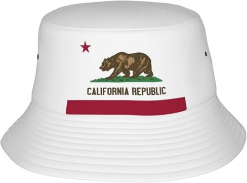 Cute State Flag Bucket Hat for Women Men Summer Travel Sun Beach Fishing Cap Hats in Saudi Arabia